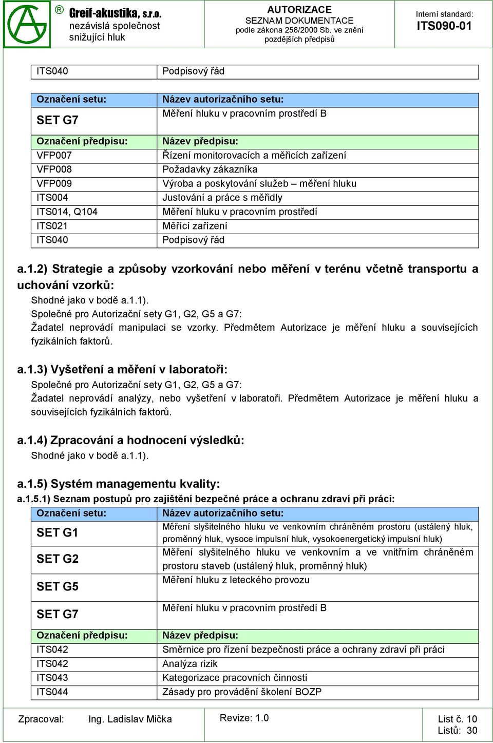 2) Strategie a způsoby vzorkování nebo měření v terénu včetně transportu a uchování vzorků: Shodné jako v bodě a.1.1).