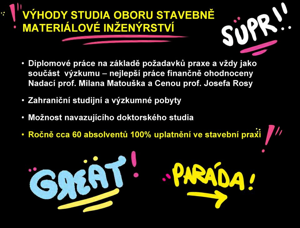 prof. Milana Matouška a Cenou prof.