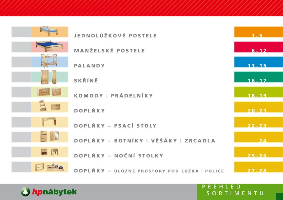 STOLY 22 23 DOPLŇKY BOTNÍKY VĚŠÁKY ZRCADLA 2 DOPLŇKY NOČNÍ STOLKY