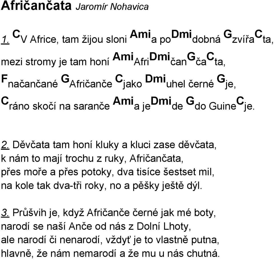 Afričančata Jaromír Nohavica - PDF Free Download