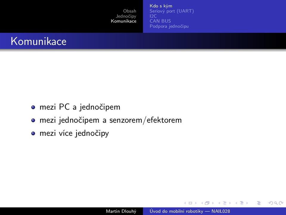 a jednočipem mezi jednočipem a