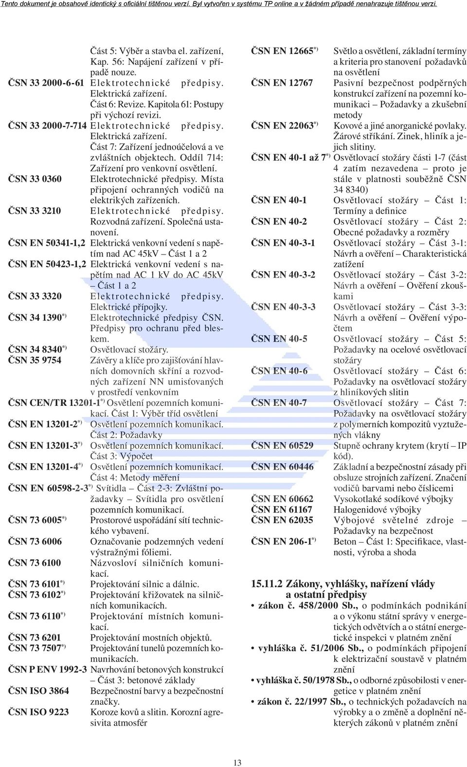 Místa připojení ochranných vodičů na elektrikých zařízeních. ČSN 33 3210 Elektrotechnické předpisy. Rozvodná zařízení. Společná ustanovení.