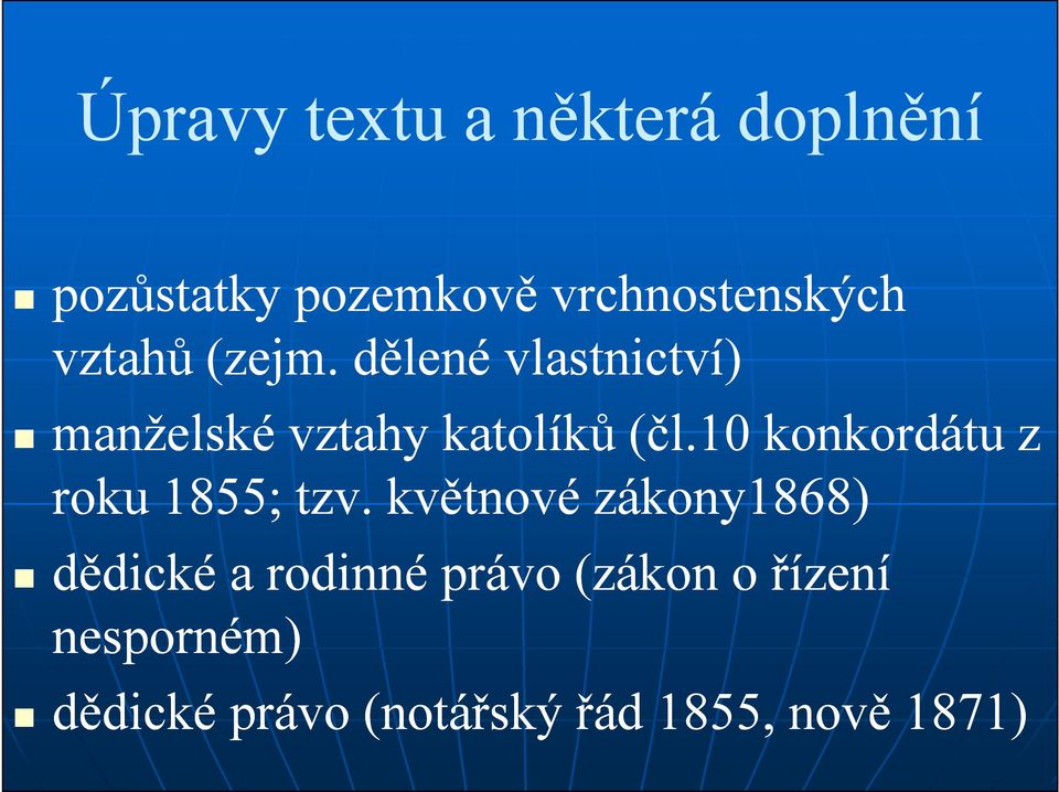 10 konkordátu z roku 1855; tzv.