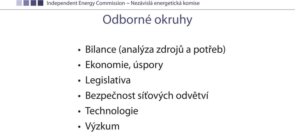 Ekonomie, úspory Legislativa