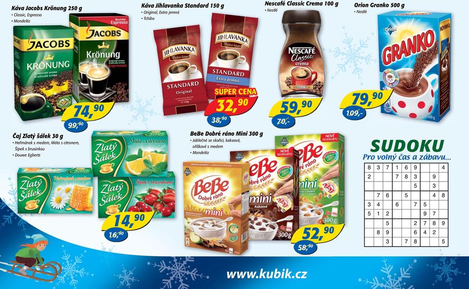 citronem, Šípek s brusinkou Douwe Egberts 74, 90 99, 90 32, 90 38, 90 BeBe Dobré ráno Mini 300 g Jablečné se