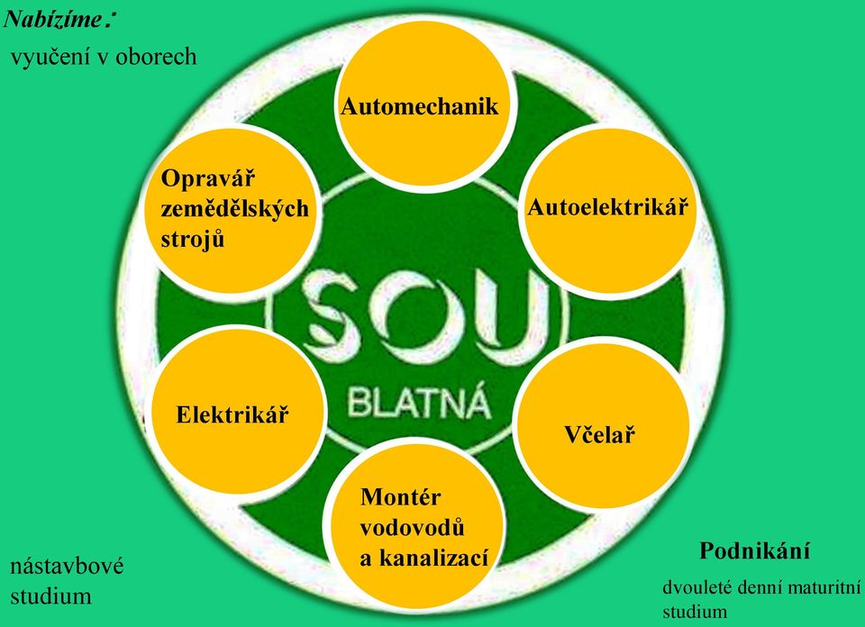 Elektrikář Včelař nástavbové studium Montér