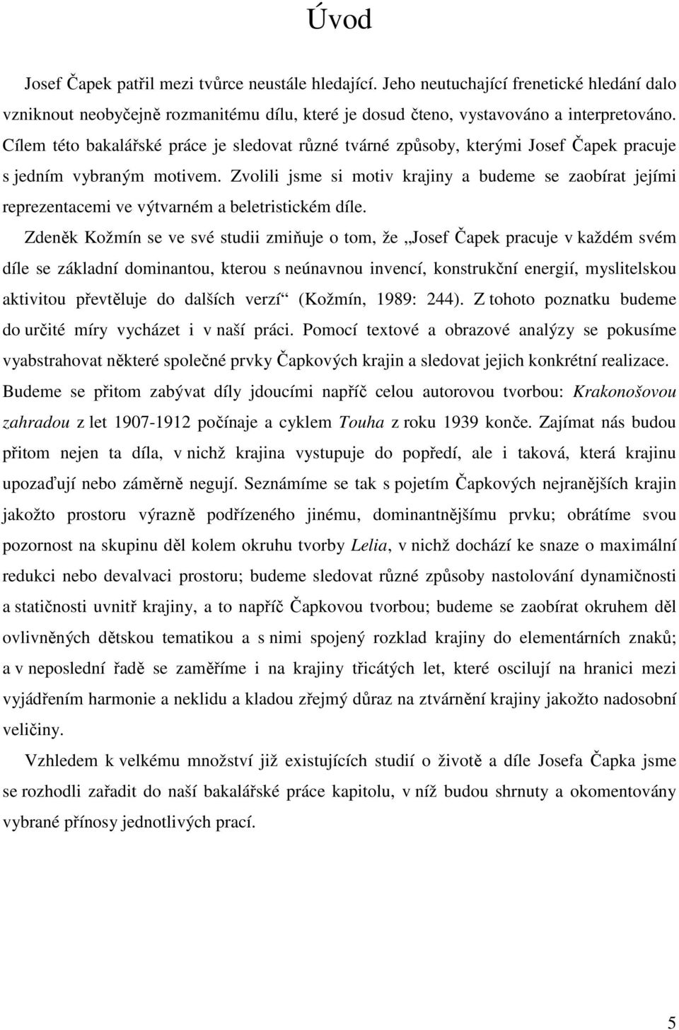 Ztvárnění krajiny v díle Josefa Čapka - PDF Free Download