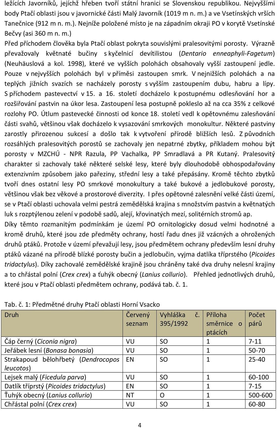 Výrazně převažovaly květnaté bučiny s kyčelnicí devítilistou (Dentario enneaphyli-fagetum) (Neuhäuslová a kol. 1998), které ve vyšších polohách obsahovaly vyšší zastoupení jedle.