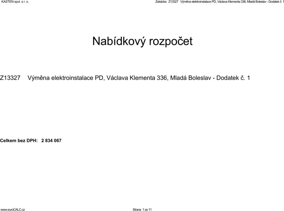 Mladá Boleslav Dodatek č.