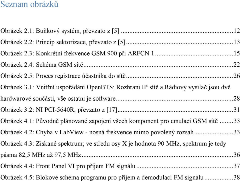 1: Vnitřní uspořádání OpenBTS; Rozhraní IP sítě a Rádiový vysílač jsou dvě hardwarové součásti, vše ostatní je software... 28 Obrázek 3.2: NI PCI-5640R, převzato z [17]... 31 Obrázek 4.
