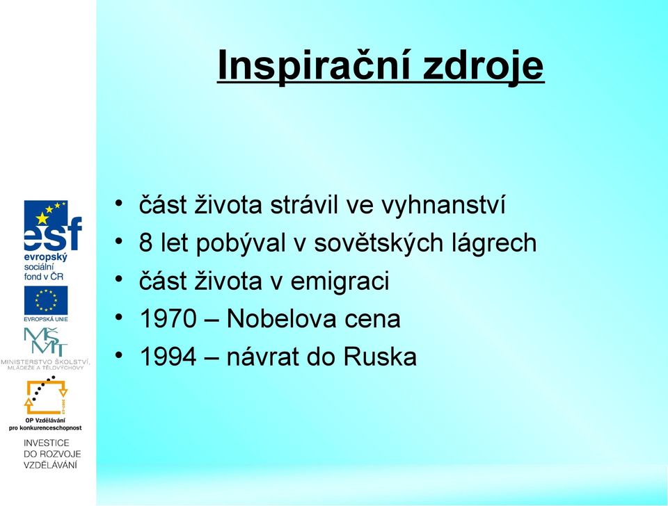 sovětských lágrech část života v