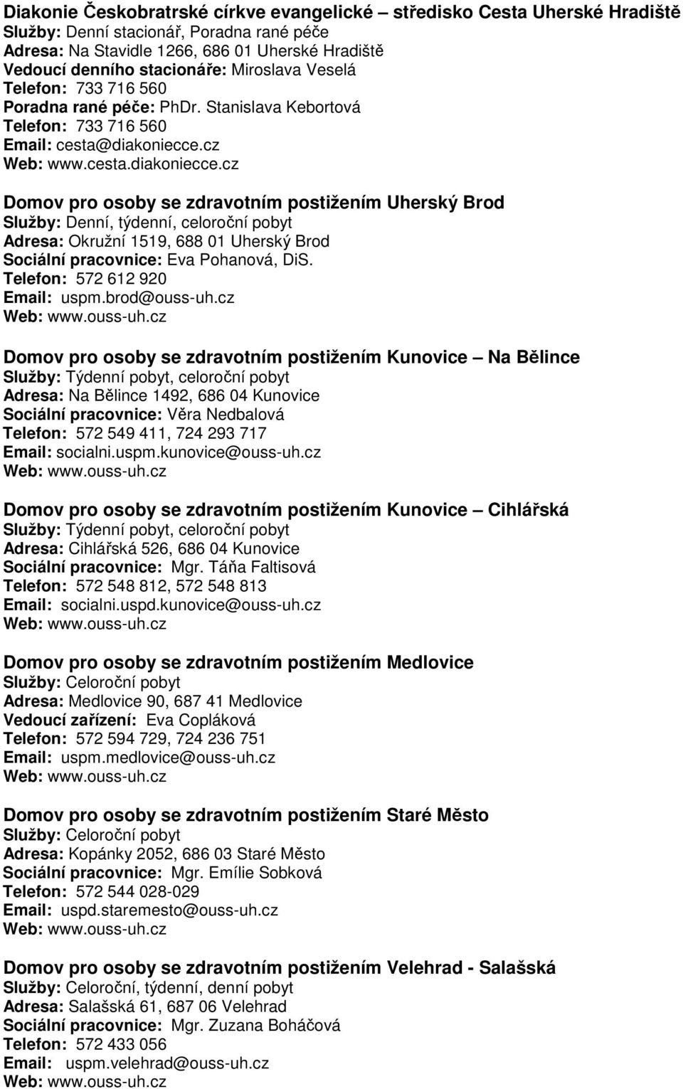 cz Web: www.cesta.diakoniecce.