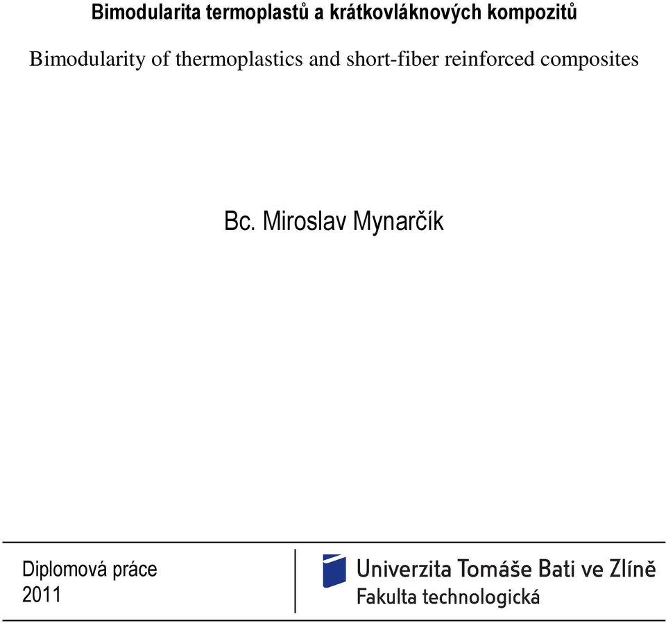 of thermoplastics and short-fiber