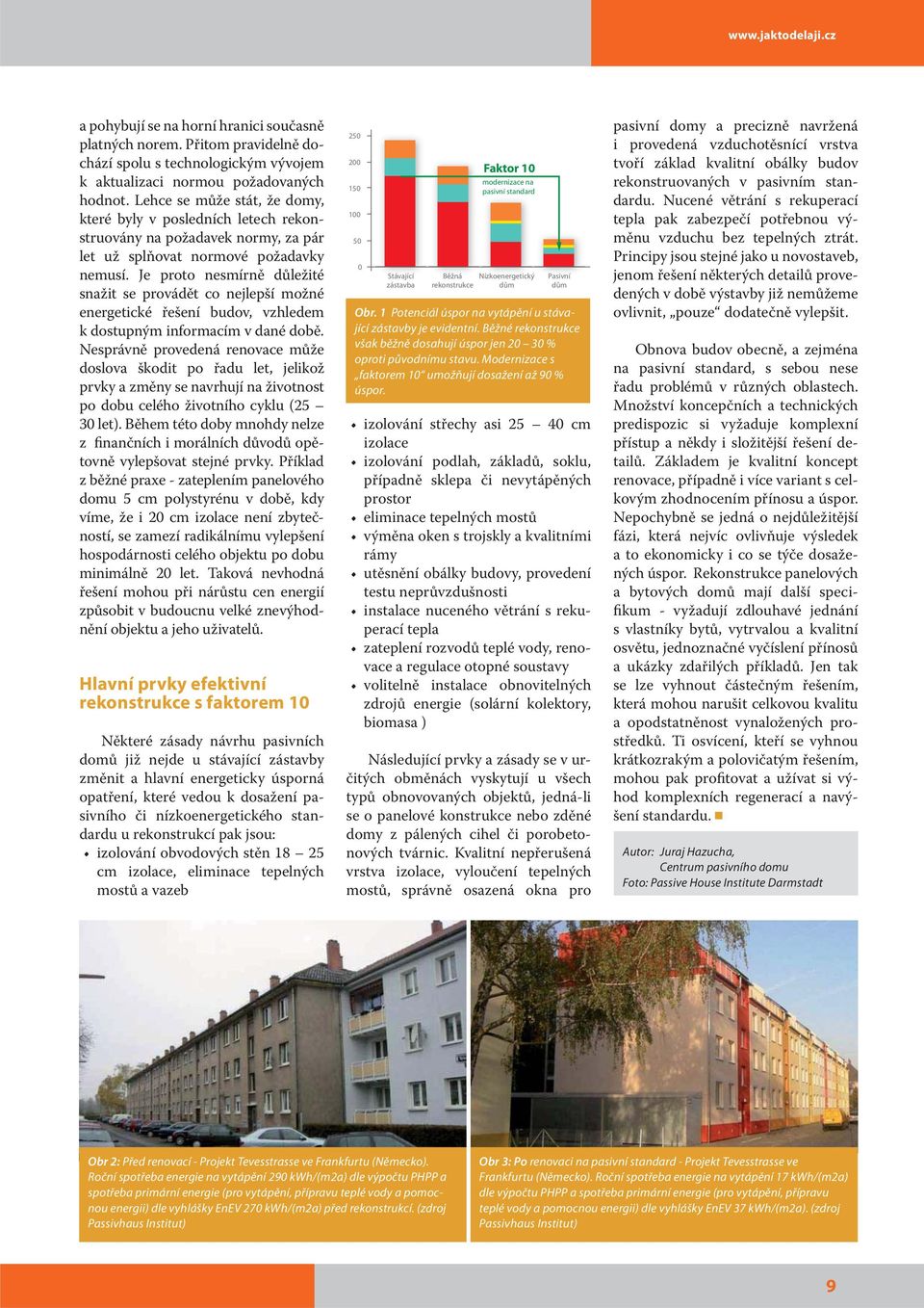 Je proto nesmírně důležité snažit se provádět co nejlepší možné energetické řešení budov, vzhledem k dostupným informacím v dané době.