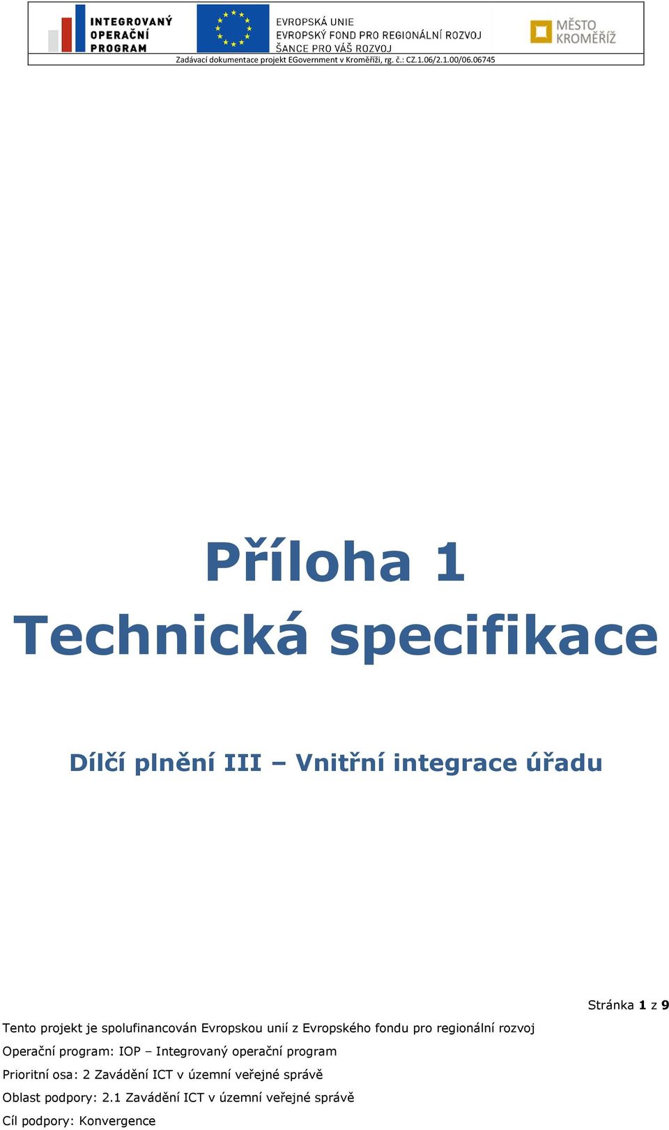plnění III Vnitřní