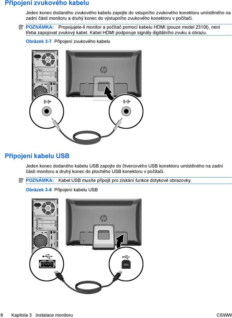 Kabel HDMI podporuje signály digitálního zvuku a obrazu.