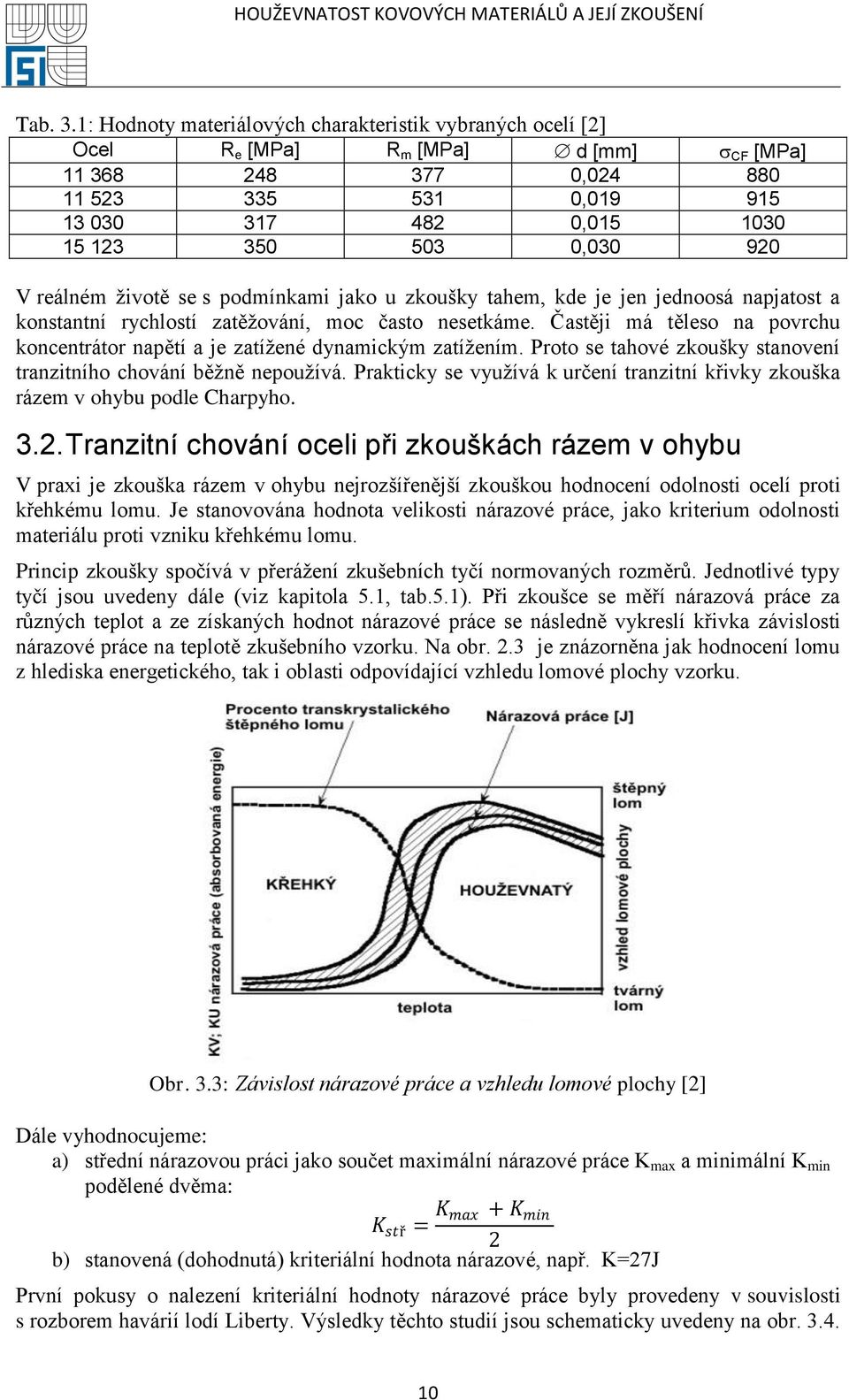 920 V reálném ţivotě se s podmínkami jako u zkoušky tahem, kde je jen jednoosá napjatost a konstantní rychlostí zatěţování, moc často nesetkáme.