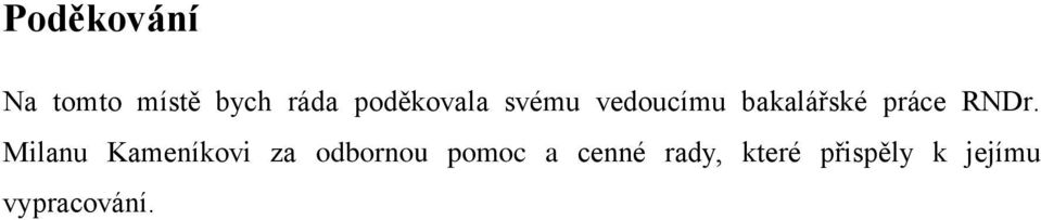 práce RNDr.