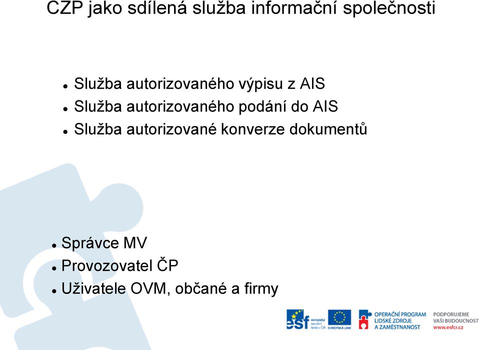 podání do AIS Služba autorizované konverze dokumentů