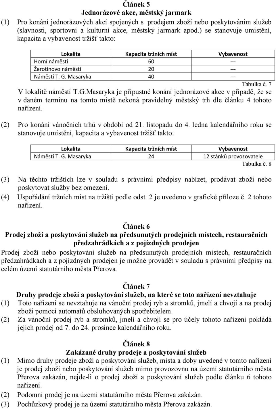 Masaryka 40 --- Tabulka č. 7 V lokalitě náměstí T.G.