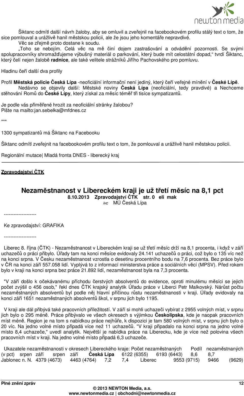 Se svými spolupracovníky shromažďujeme výbušný materiál o parkování, který bude mít celostátní dopad, tvrdí Šiktanc, který čelí nejen žalobě radnice, ale také velitele strážníků Jiřího Pachovského