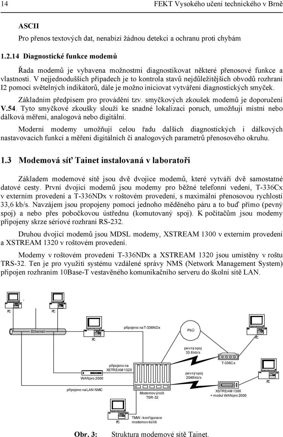 V nejjednodušších případech je to kontrola stavů nejdůležitějších obvodů rozhraní I2 pomocí světelných indikátorů, dále je možno iniciovat vytváření diagnostických smyček.