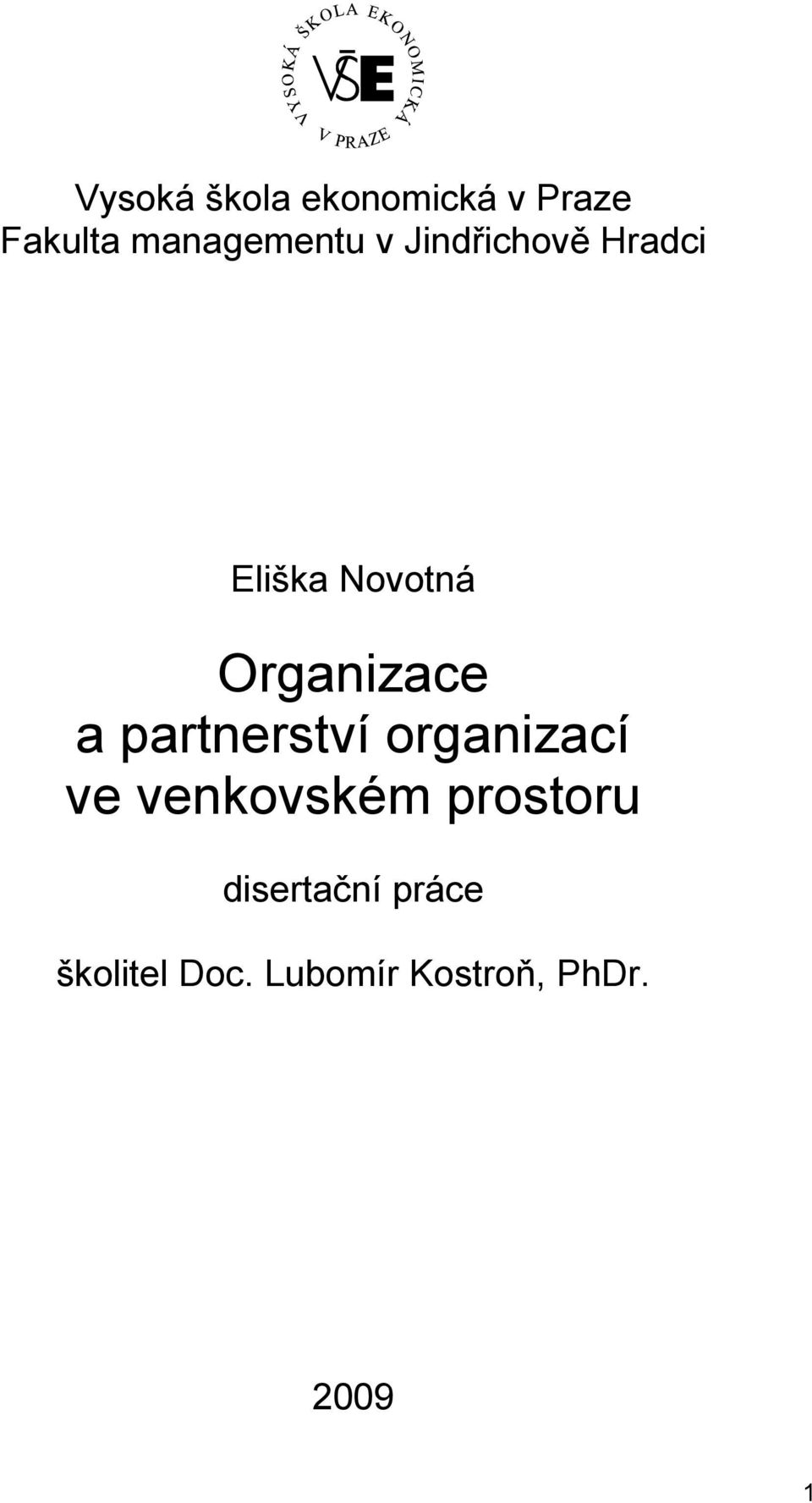 partnerství organizací ve venkovském prostoru