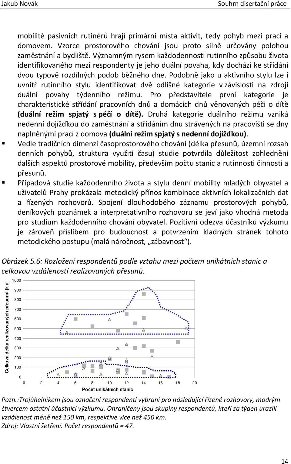 Podobně jako u aktivního stylu lze i uvnitř rutinního stylu identifikovat dvě odlišné kategorie v závislosti na zdroji duální povahy týdenního režimu.