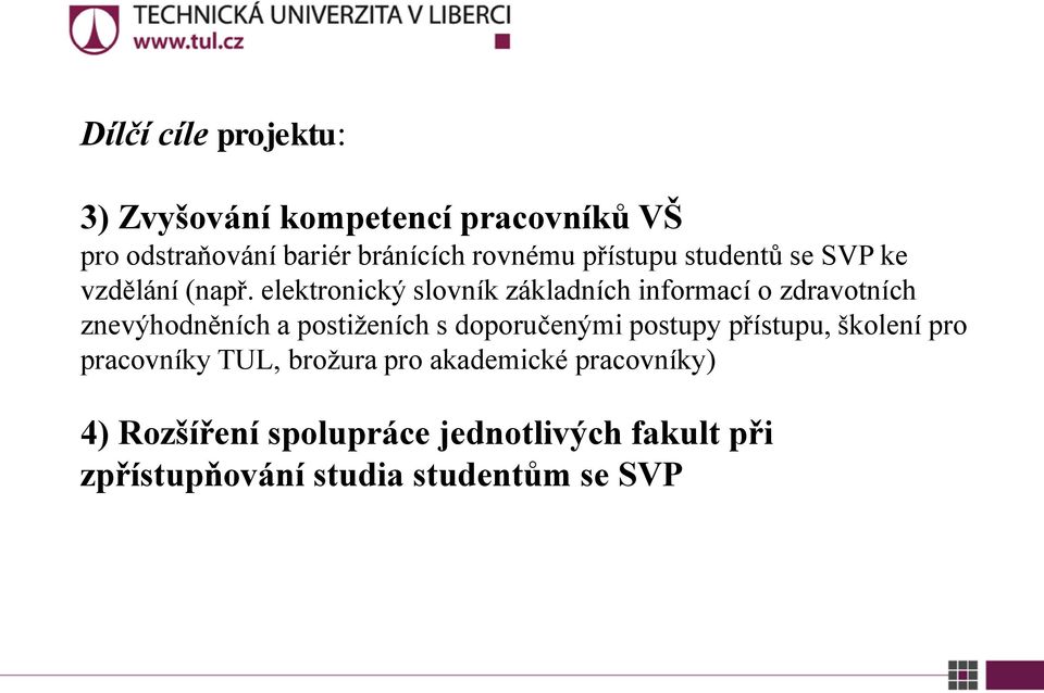 elektronický slovník základních informací o zdravotních znevýhodněních a postiženích s doporučenými