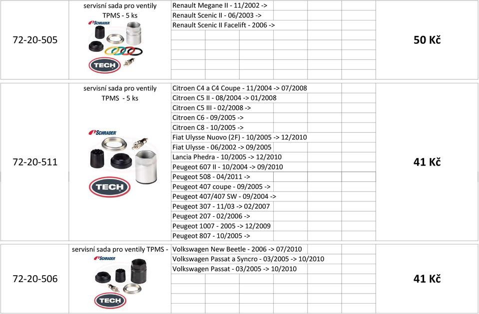 Fiat Ulysse - 06/2002 -> 09/2005 Lancia Phedra - 10/2005 -> 12/2010 Peugeot 607 II - 10/2004 -> 09/2010 Peugeot 508-04/2011 -> Peugeot 407 coupe - 09/2005 -> Peugeot 407/407 SW - 09/2004 -> Peugeot