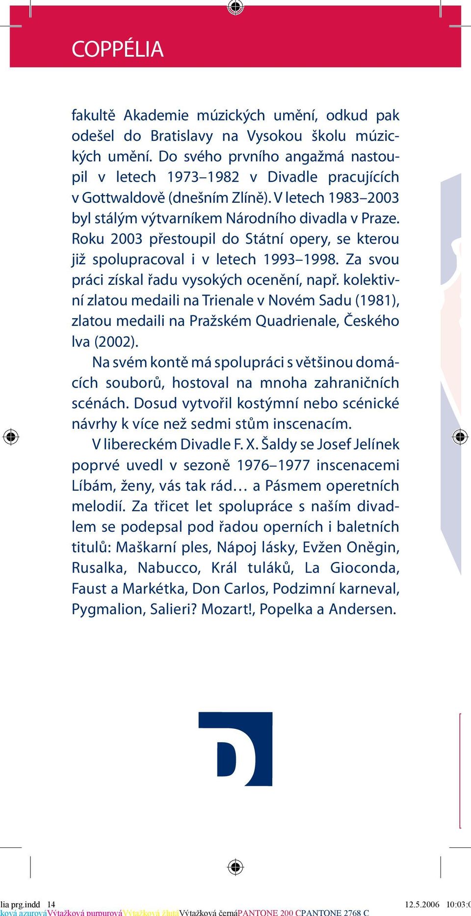 Roku 2003 přestoupil do Státní opery, se kterou již spolupracoval i v letech 1993 1998. Za svou práci získal řadu vysokých ocenění, např.