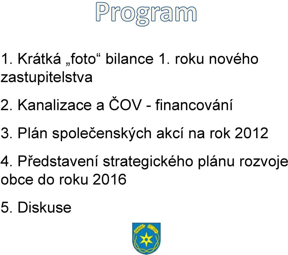 Kanalizace a ČOV - financování 3.