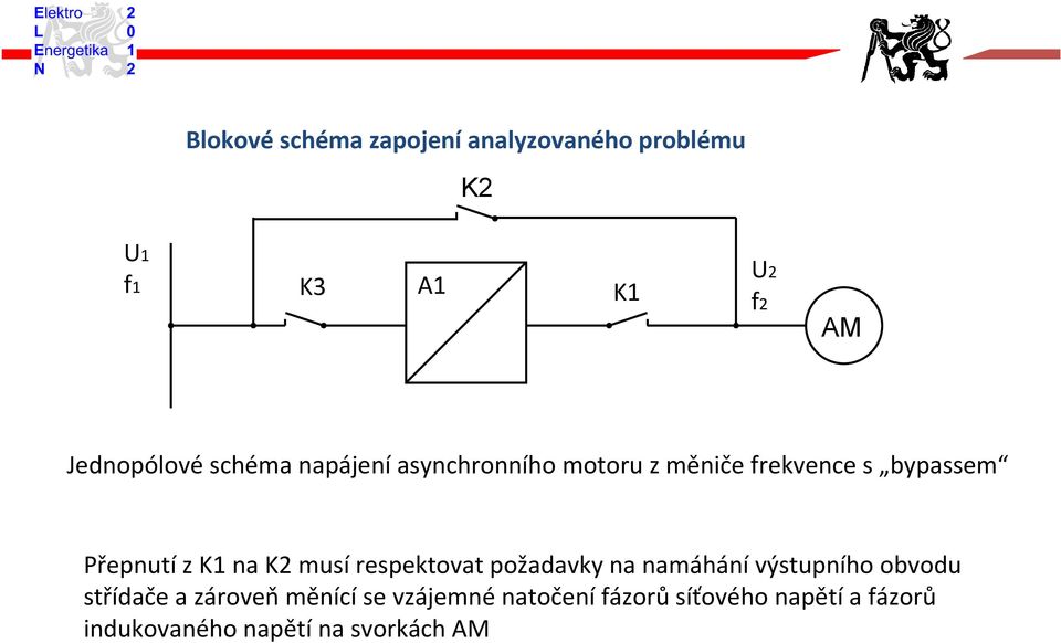 Snížení transientního jevu při přechodu asynchronního motoru napájeného z měniče  kmitočtu na napájení ze sítě - PDF Free Download