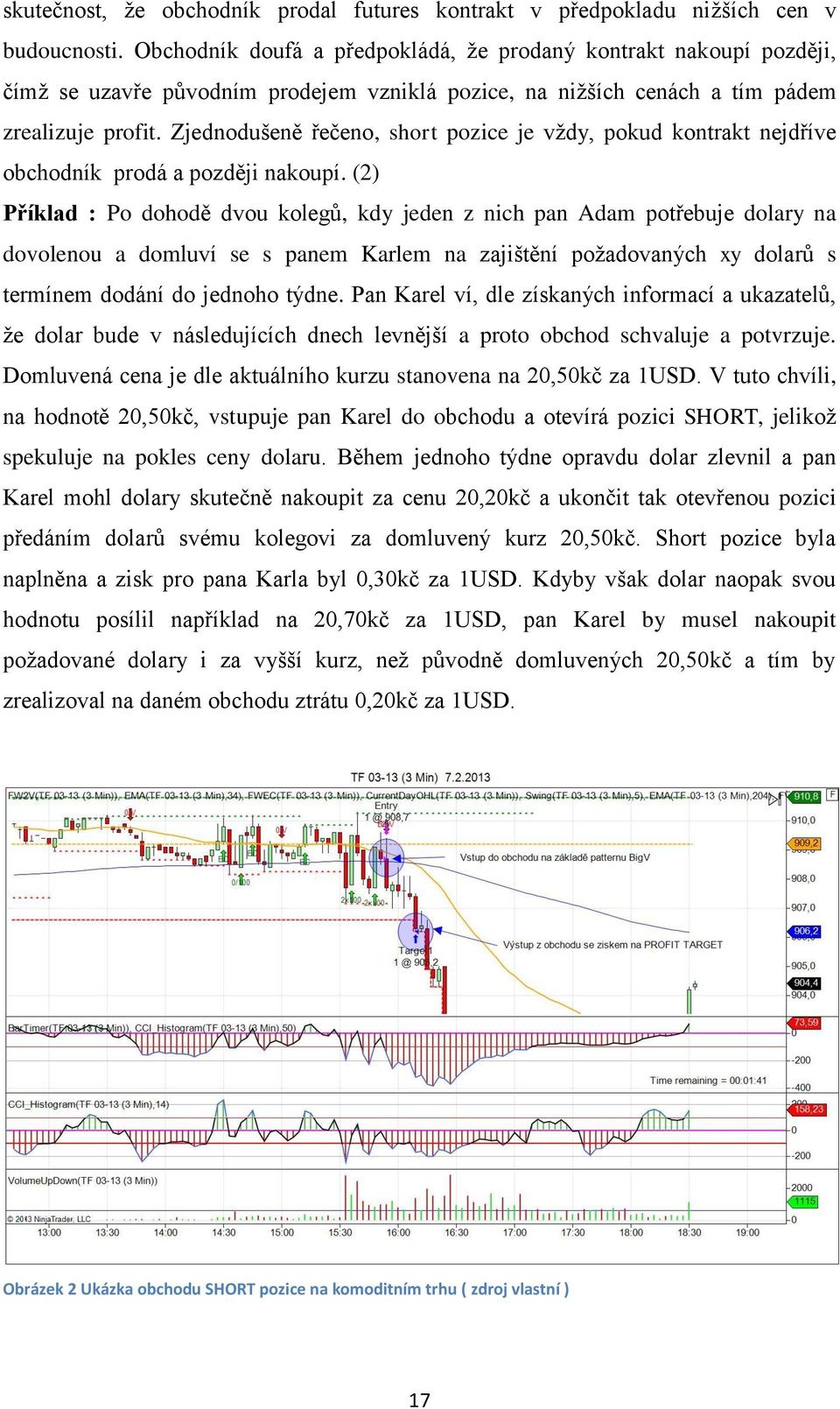Zjednodušeně řečeno, short pozice je vždy, pokud kontrakt nejdříve obchodník prodá a později nakoupí.