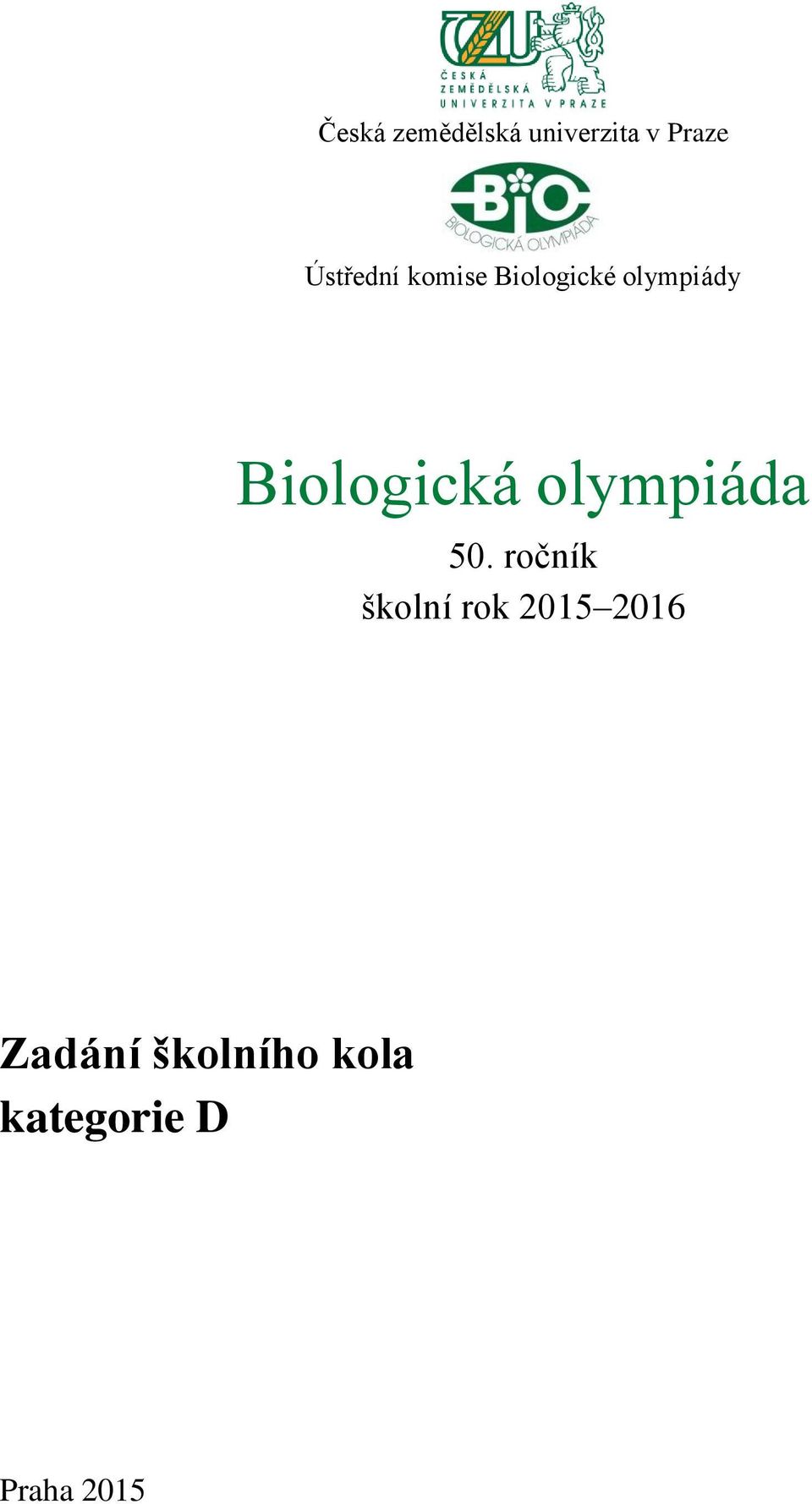 Biologická olympiáda 50.