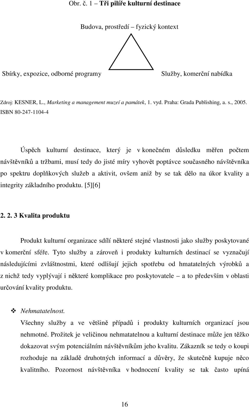 ISBN 80-247-1104-4 Úspěch kulturní destinace, který je v konečném důsledku měřen počtem návštěvníků a tržbami, musí tedy do jisté míry vyhovět poptávce současného návštěvníka po spektru doplňkových