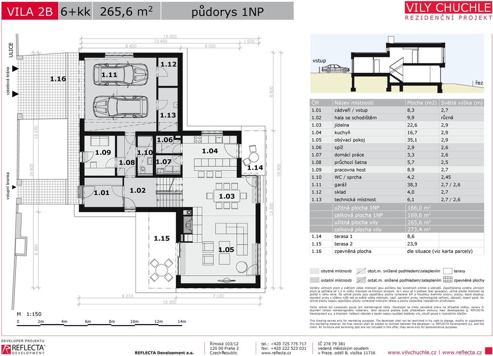 14 13 300 6 600 REZIDENČ NÍ REZIDENČ PROJEKTNÍ P Tento výkres byl zpracován pouze Tento pro výkres marketingové byl zpracován účely. pouze Developer pro marketingové se tímto nevzdává účely.