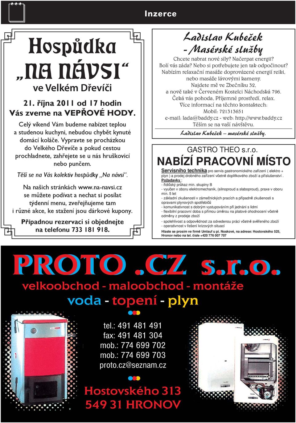 Hronovské listy 2011 říjen zdarma - PDF Free Download