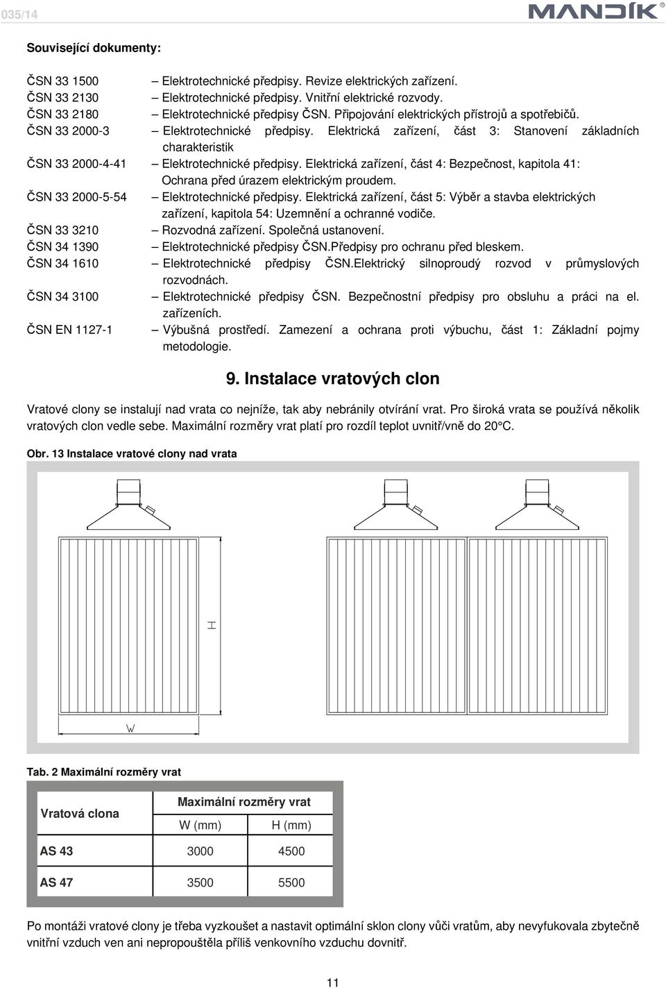 Elektrická zařízení, část 3: Stanovení základních charakteristik ČSN 33 2000-4-41 Elektrotechnické předpisy.