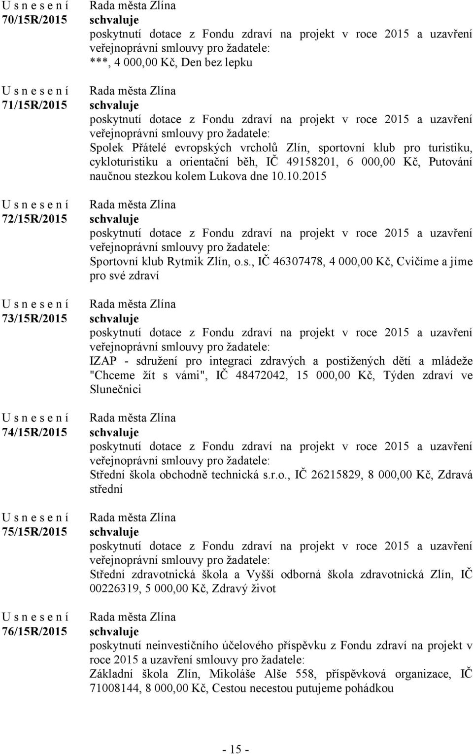 iku a orientační běh, IČ 49158201, 6 000,00 Kč, Putování naučnou st