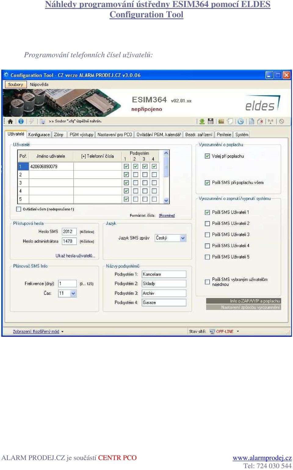 ELDES Configuration Tool