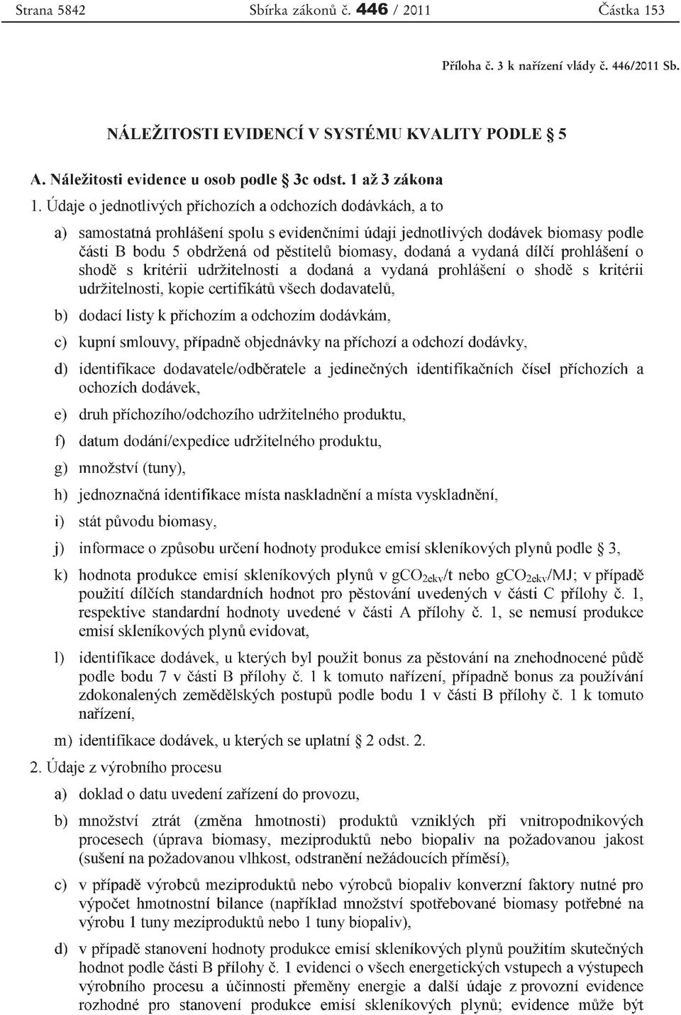 446 / 2011 Částka 153