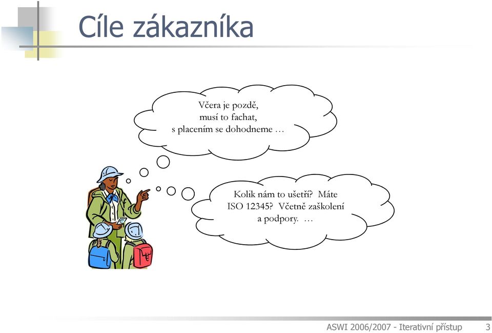 to ušetří? Máte ISO 12345?