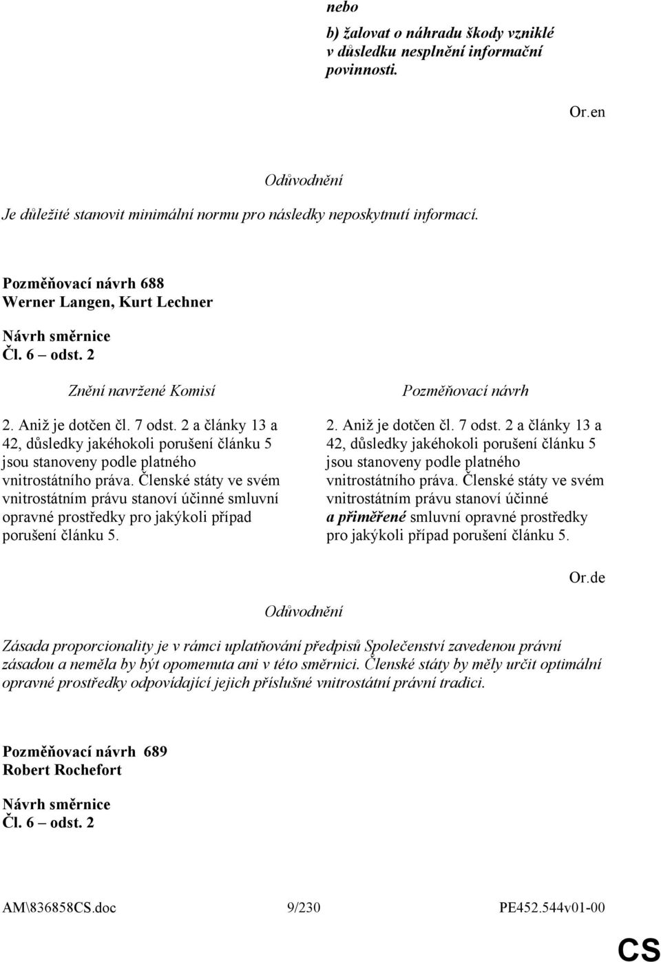 Členské státy ve svém vnitrostátním právu stanoví účinné smluvní opravné prostředky pro jakýkoli případ porušení článku 5. 2. Aniž je dotčen čl. 7 odst.