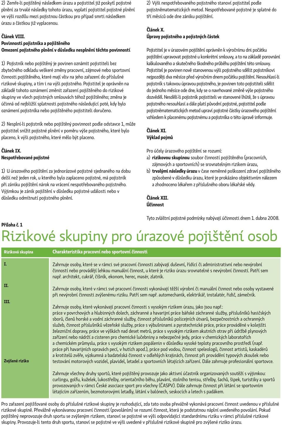 Povinnosti pojistníka a pojištěného Omezení pojistného plnění v důsledku nesplnění těchto povinností 1) Pojistník nebo pojištěný je povinen oznámit pojistiteli bez zbytečného odkladu veškeré změny