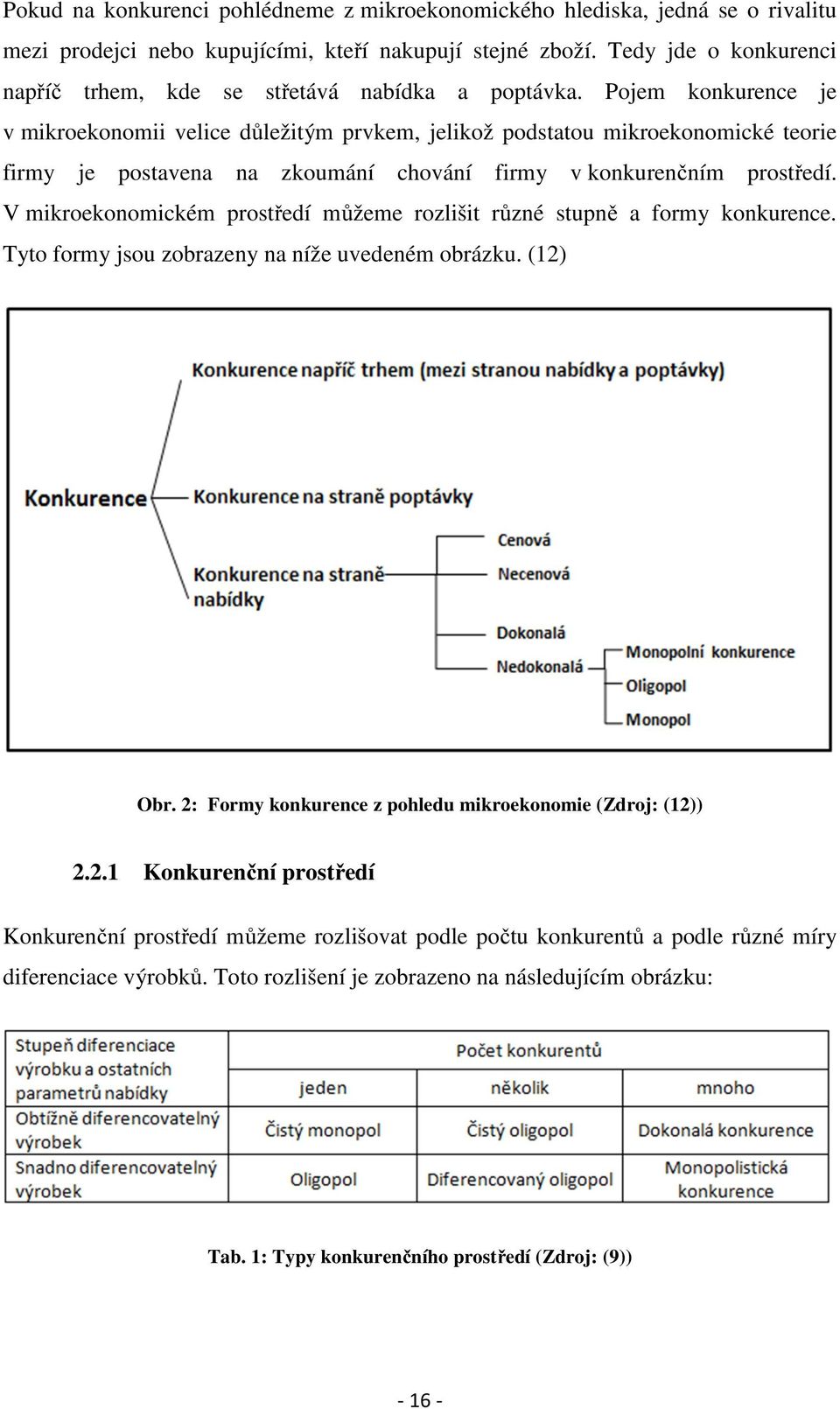 Pojem konkurence je v mikroekonomii velice důležitým prvkem, jelikož podstatou mikroekonomické teorie firmy je postavena na zkoumání chování firmy v konkurenčním prostředí.