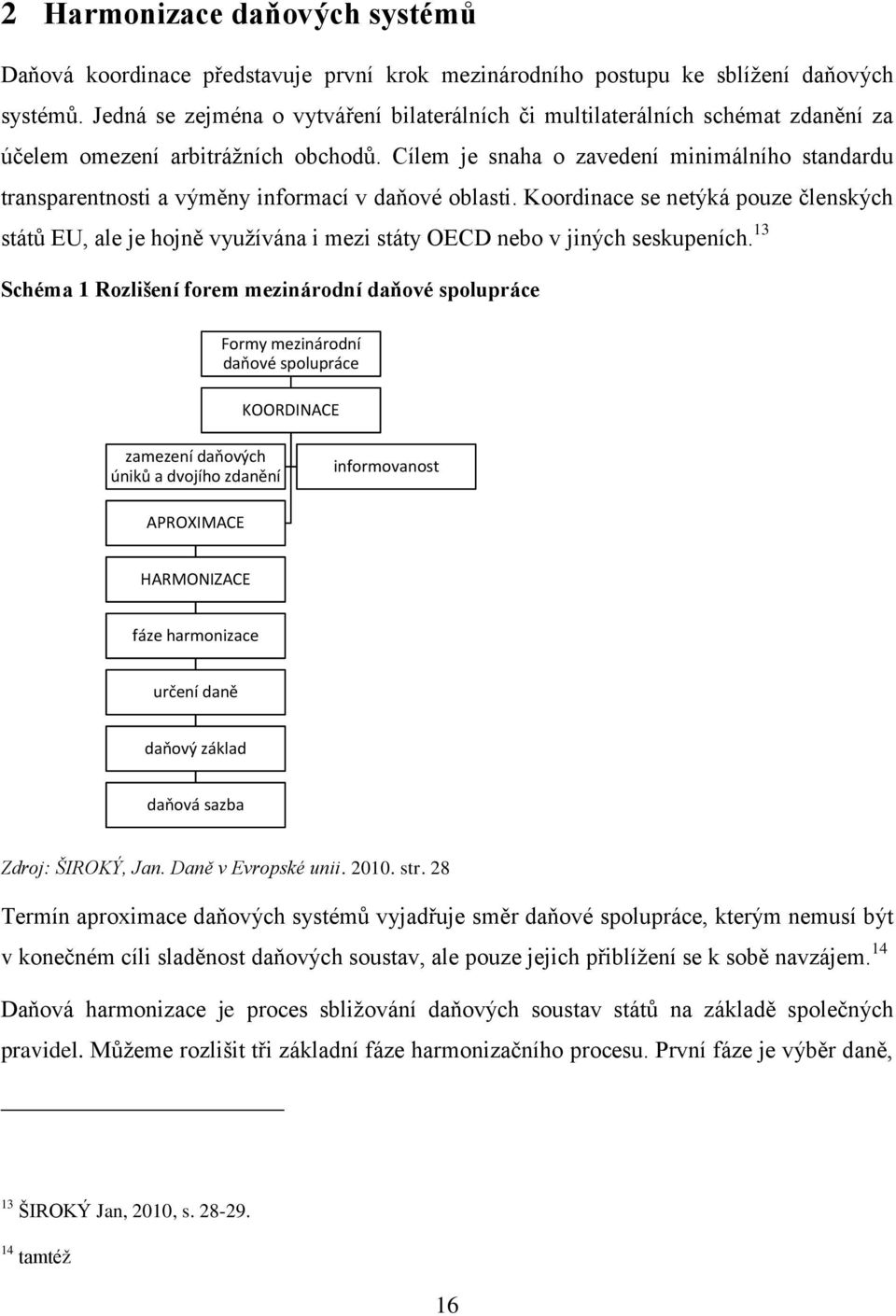 Cílem je snaha o zavedení minimálního standardu transparentnosti a výměny informací v daňové oblasti.