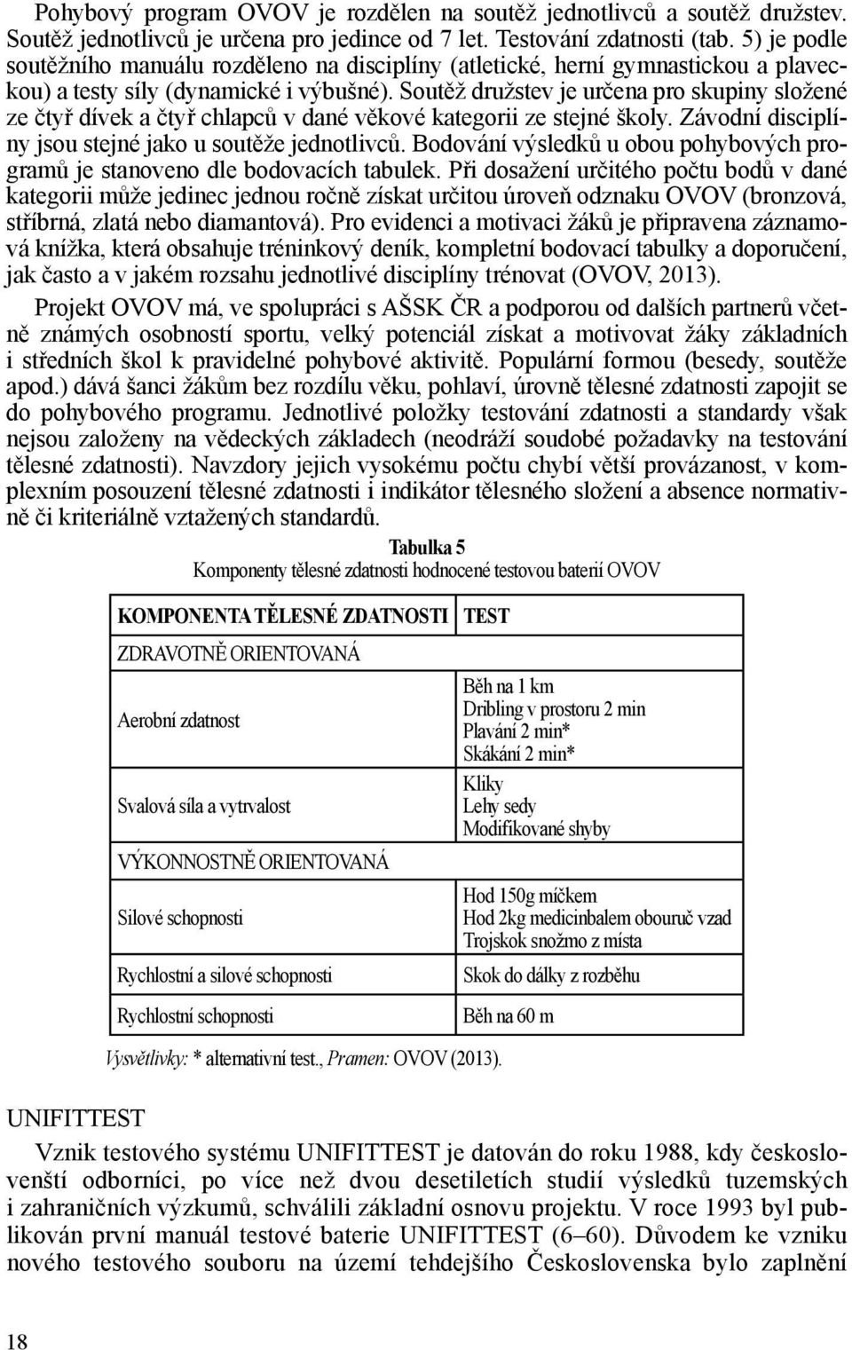 Soutěž družstev je určena pro skupiny složené ze čtyř dívek a čtyř chlapců v dané věkové kategorii ze stejné školy. Závodní disciplíny jsou stejné jako u soutěže jednotlivců.