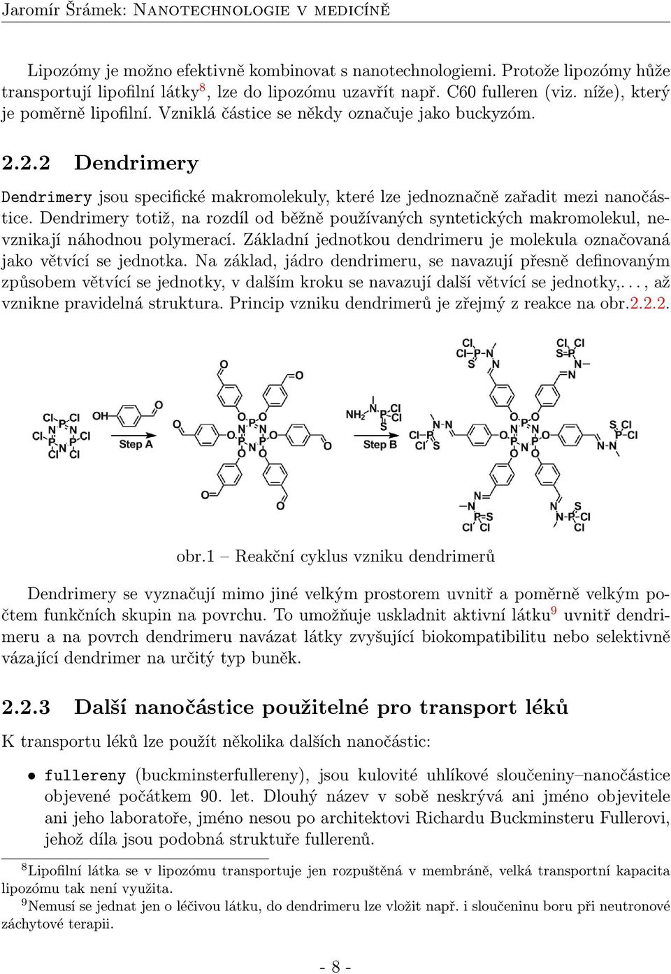 Dendrimery totiž, na rozdíl od běžně používaných syntetických makromolekul, nevznikají náhodnou polymerací. Základní jednotkou dendrimeru je molekula označovaná jako větvící se jednotka.