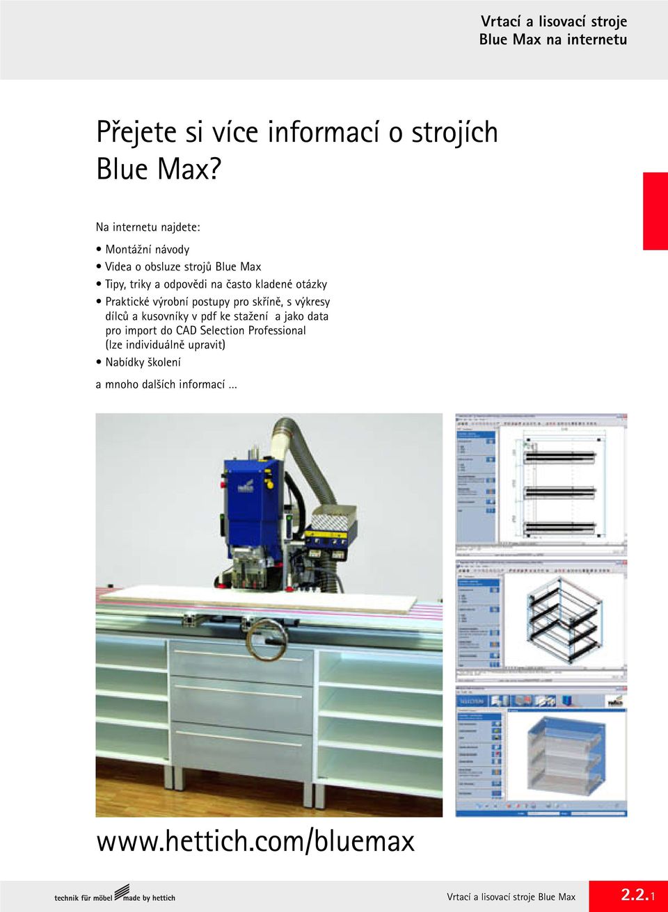 Praktické výrobní postupy pro skříně, s výkresy dílců a kusovníky v pdf ke stažení a jako data pro import do CAD